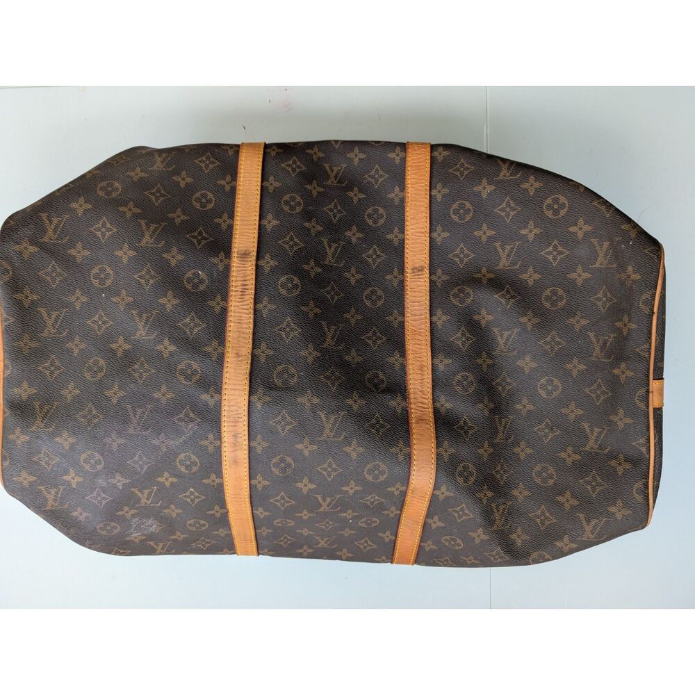 Unverified LV Monogram Keepall Style Travel Duffel Bag w/ Strap As-Is Read - Picture 13 of 15
